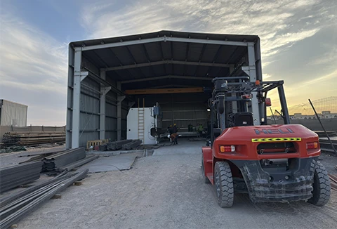 Steel Service Centre – Advanced Facility for Steel Cutting, Storage, and Logistics